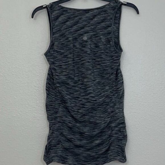 Athleta grey gray heathered marled breathe tank - Picture 3 of 4